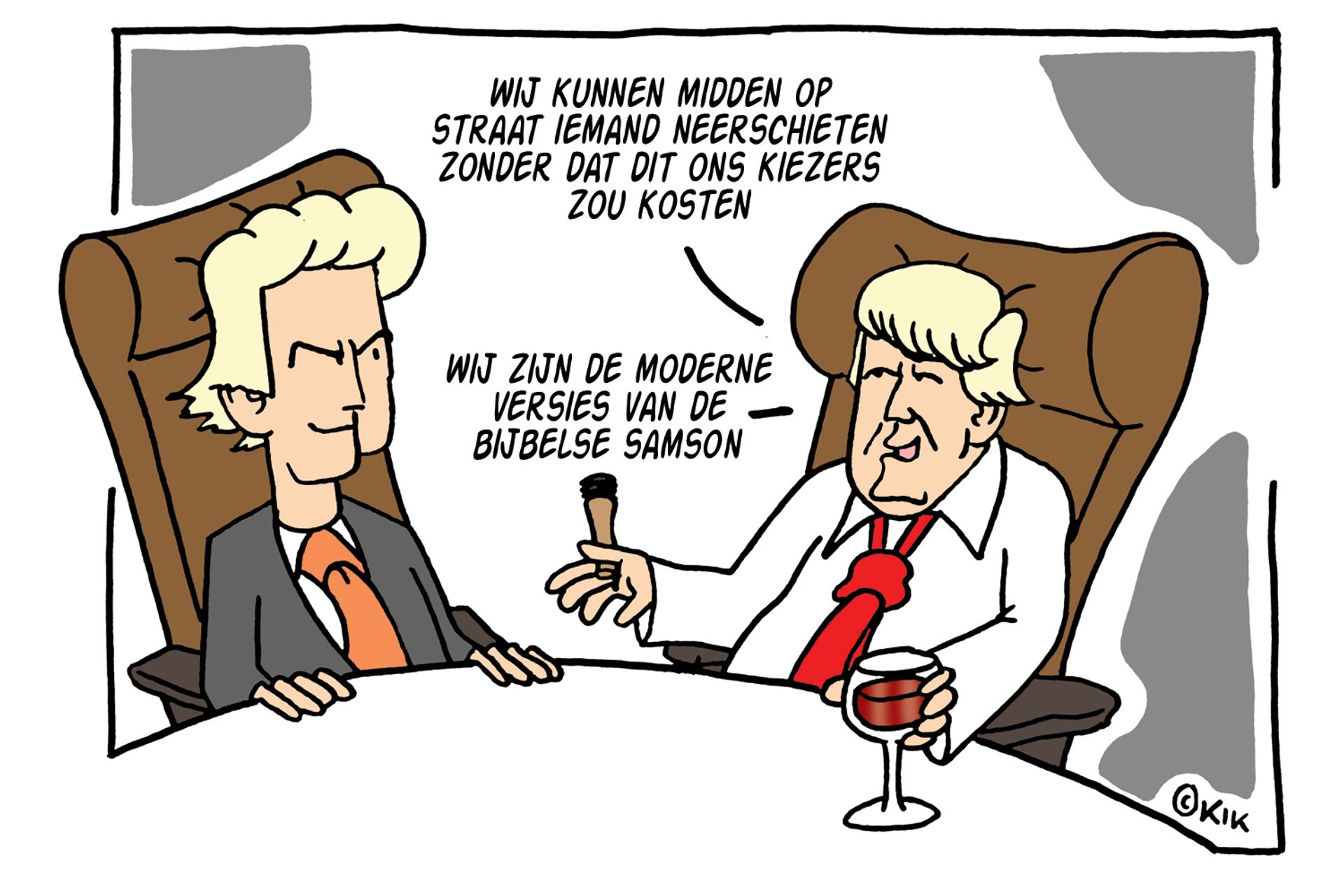 Trump en Wilders